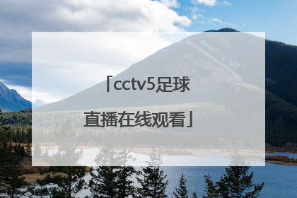 「cctv5足球直播在线观看」cctv5+体育直播在线观看