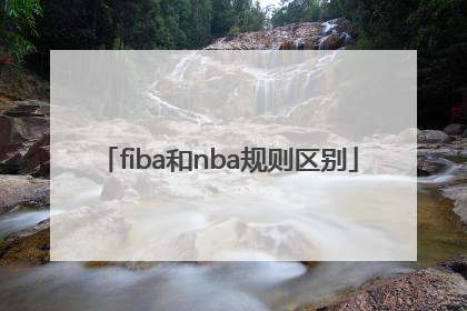 「fiba和nba规则区别」fiba联防和nba区别