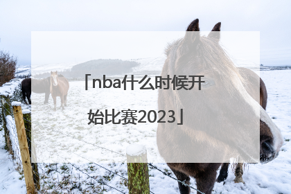 「nba什么时候开始比赛2023」nba什么时候开始在中国比赛